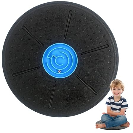 Tavola Di Equilibrio – Wobble Board, Labirinto Equilibrio, Piattaforma Rotante Antiscivolo Per Fitness | Strumento Allenamento Stabilità & Rotazione Vita | Integrazione Sensoriale & Training Cognitivo