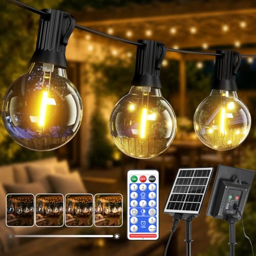Hoteril Luci Solari Da Esterno 15M Luci Solari Da Giardino con 19+2 Catena