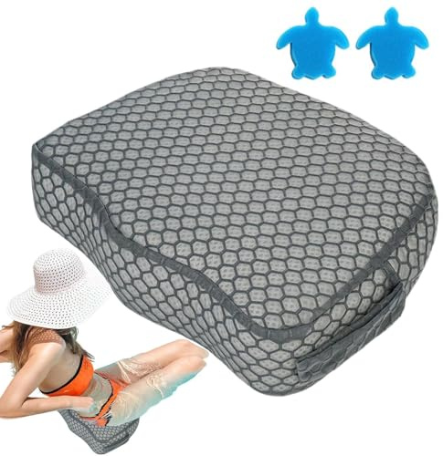 Asiento SPA Hidromasaje | Almohadilla 3D Air Mesh Hundimiento Rápido,Asiento Elevador de hidromasaje para Adultos | para Piscina Interior Exterior Camping Autocaravana Jardín Relajación Mayores