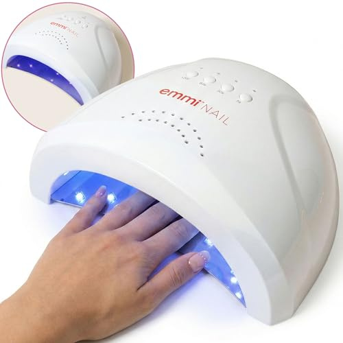 Emmi Nail Galaxy UV/LED-Lichthärtungsgerät Light Pearl I UV Lampe für Gelnägel I Nagellampe I Perlmutt Design I Startsensor LED-Anzeige 3 Timer-Einstellungen