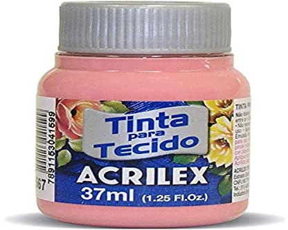 Acrilex Pintura Textil al Agua Rosa te 37 ml Ref. 567