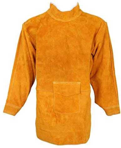 Tubayia - Delantal de soldadura, para soldadores, Amarillo