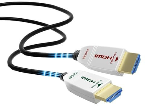 FeizLink Cavo HDMI Fibra Ottica 2m, HDMI 2.0 4K 60Hz UHD 18Gbps Visione Dolby HDR HDCP2.2 ARC CEC Ethernet per HDTV/Apple TV/Xbox / PS4 / 4K Proiettore/Home Theater/Lettore Blu-ray