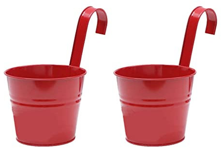 Happyyami 2stücke Abnehmbare -blumenampel Mit Haken Für Balkon Und Garten Große Pflanzgefäße Für Und Außenbereich Geeignet Für Trockenblumen Und Kunstblumen Mit Wasserablauf