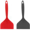 2 Pcs Nonstick Pancakes Shovel Non Stick Heat Resistance Food Grade Silicone Wide Turner Fried Flexible Turner for Omelettes Fish Pancakes Pizza Crepes Brownies and More