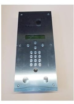 Comelit - Platine de rue inox MH + 1250IV 405x180x55mm pour groupes audio-video simplebus + module vigik (non incl) Comelit