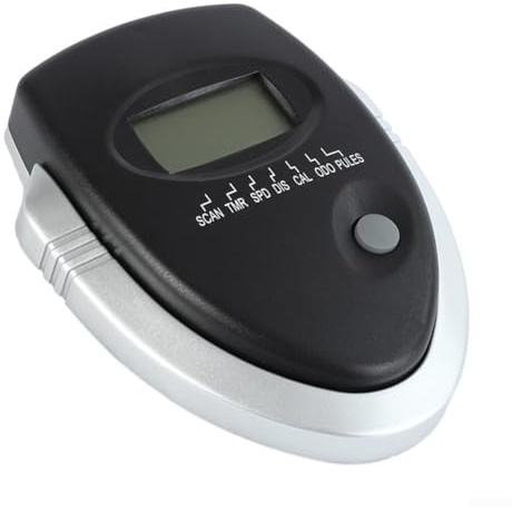 ZYWUOY Moniteur de vélo d'appartement avec écran LCD, compteur de vitesse, moniteur de vélo stationnaire, noir