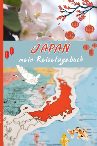 JAPAN - mein Reisetagebuch: Urlaubsreisebuch in buntem, liebevollen Design für deine Reiseplanung, Urlaubstour und zum Eintragen deiner Erlebnisse ... A5 mit 106 Seiten - praktisch für unterwegs