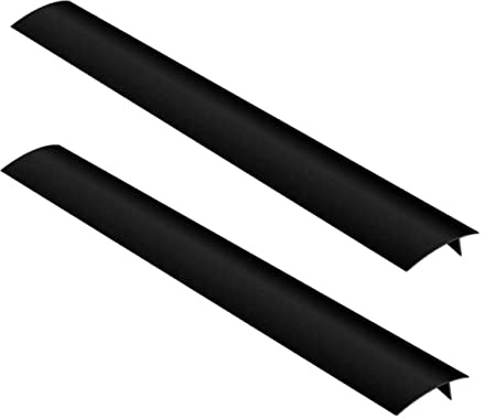 Silikon Ofenspaltabdeckung 2 Stück Schwarz Hitzebeständig | Nahtloser Füllstreifen, Rutschfestes Design, für Küchenarbeitsplatte und Geschirrspüler