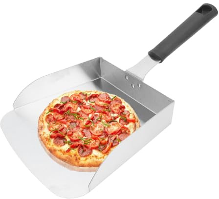 Pala para Plancha, Accesorios para Plancha Espátula Grande para Parrilla Blackstone Scoop Pala para Mover Alimentos de Acero Inoxidable Espátula para Hamburguesas para Saltear