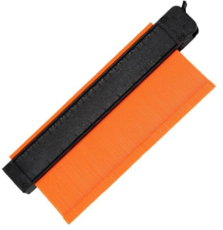 Tile Profile Gauge | Tile Flooring Contouring Ruler With Inch And CM Scales - Carpenter Measure Tools For Home Improvement, Woodworking, Flooring, Tilling