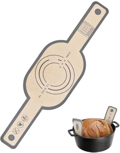 TOZBLEU Tapetes para hornear,1 pcs Tapete de silicona para horno holandés, tapete para hornear pan, antiadherente,limpiar,Bandeja Pasta, Fondant, Para Pan, Pizza Horno,reutilizable