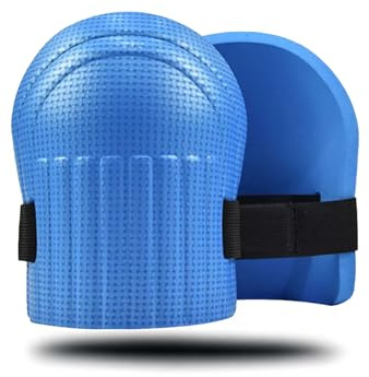 Nicoman Kneepads, Garden Durable Knee Pads Waterproof EVA Foam Kneepads Knee Protectors With Adjustable Strap (Blue)