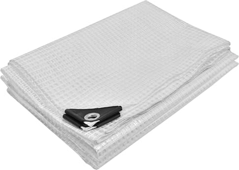 KOTARBAU® Lona Impermeable Exterior - Polietileno - 3 x 5 m - Transparente - Lona Suelo Camping - Transparente - con Ojales - Universal - Resistente - UV - Reforzada
