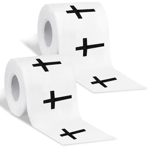 Lukinuo Christian Sporttape Cross Athletic Sport Tape (2 Rollen) Jesus Athletic Fussball Tape Reißbares Sport Tape