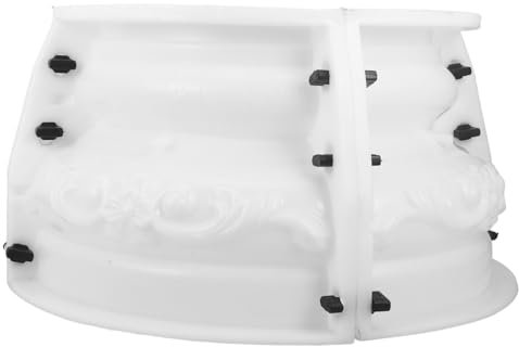 INOOMP Stampo Effetto Decorativo in Plastica per Calcestruzzo per Colonna Romana Facile da Usare, per Base e Colonne Eleganti Fai da Te