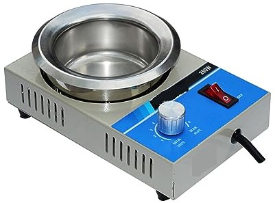 Cacerola de soldadura, Crisol de soldadura Micro sin plomo 200W, Mini crisol resistencia a altas temperaturas for PCB pequeña para soldar(ZB50C Lead)