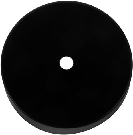 WATIIFUFU Base 8mm Pratica per Rotonda Tavolo in Ferro da Lampada Nero e Centrale Maneggevole Foro 10mm e Laterale Coffee Shop e Graduazioni