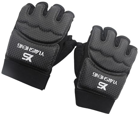 rongweiwang Långa handledsskydd Halvfingerboxningshandskar Karate MMA Sparring Justerbara vantar Halvfingerboxningshandskar För Herr Kvinnor Grappling Stickat Tyg Taekwondo Sparring Justerbara vantar
