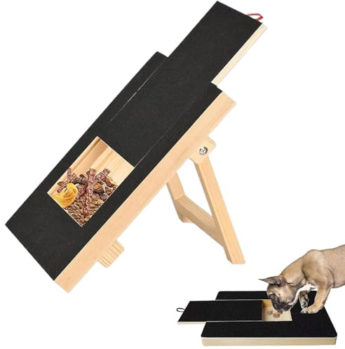 Tablero para Rascar Uñas para Perros,35×3×25cm Tablero De Li-ma De Uñas para Perro, Rascador De U ñas para Perros, Recortador De Uñ as Alternativo, Poste Rascador De Madera para Cachorros