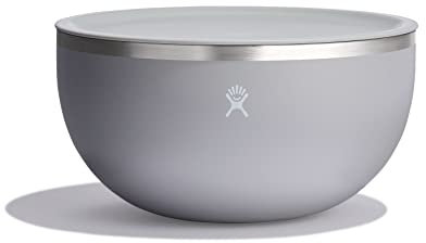 HYDRO FLASK - 2,84L (3 Qt) Outdoor Serving Bowl with Press-In Lid - Stainless Steel Reusable Kitchen Container - Food and Snack Storage -Easy to Clean -Space Saving - BPA-Free -Dishwasher Safe -Birch