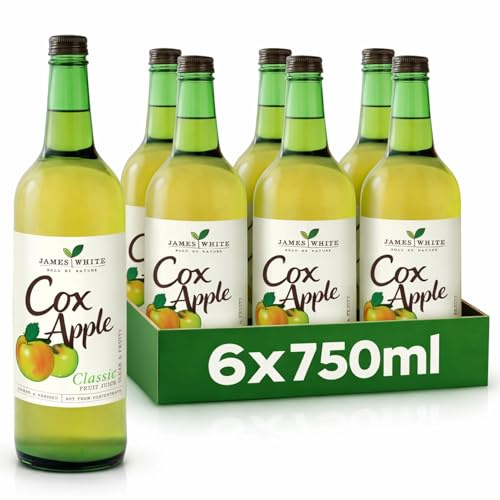 James White Classic Cox Apple Juice, 750ml (Pack of 6) | Vegan, No Added Sugar, Picked and Pressed 6x750ml