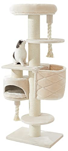 Nobby Kratzbaum Cupid XL, Cream, 60 x 40 x 165 cm, 1 Stück