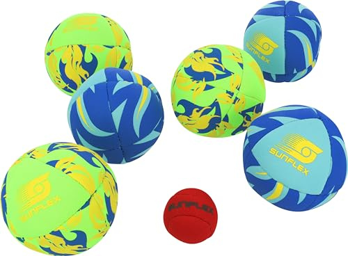 Sunflex Extreme Boccia Flames pétanque Mixte, Bleu et Vert, NO Size (Z254: MODELE 1 Article (sans Taille))