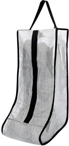 AYNKH Wasserabweisende Stiefeltasche, Schuhbeutel Reise, Staubdichte Transparente Schuhtasche, Schuhbeutel für Wanderstiefel, wasserdichte Aufbewahrungstasche für Schuhe