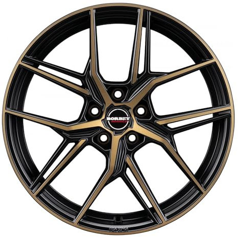 4x Borbet Felgen QX 8.0x19 ET44 5x112 black bronze matt kompatibel mit Audi A3 A4 A6 A8 Q2 RS3 S3 S4 S8 SQ2 TT