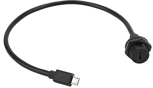 Connettore USB Impermeabile, MICRO USB Femmina Maschio con Presa Cavo, Materiali Ausiliari Elettrici IP67(1M)