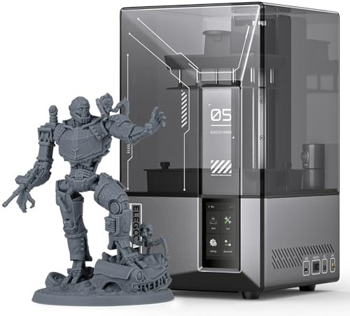 ELEGOO Mars 5 Ultra MSLA Resin 3D Drucker, 9K 7 Zoll Mono LCD, 150mm/h Hohe Druckgeschwindigkeit, Neigungsfreigabe, AI Kamera, Auto Leveling, Wi-Fi Transfer, große Druckgröße 153,36 * 77,76 * 165mm³
