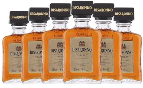Amaretto Disaronno Originale Miniaturflasche 5 cl (Karton mit 6 Miniaturflasche von 5 cl)
