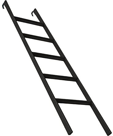 Wohnmobil Etagenbettleiter 170 cm hoch für Wohnheim, Zuhause, Wohnung, Hochbett, Treppe mit Haken für Wohnmobile, Kinder, Kleinkinder, Sicherheitskletterleiter