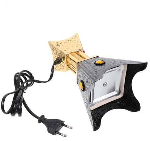 Garneck Elektrisches Räuchergefäß Aus Metall Dekorativer Tafelaufsatz Elektrischer Räucherstäbchenhalter Für Zuhause Arbeitszimmer Schlafzimmer Sauna Wohnzimmer Küche Für Familie