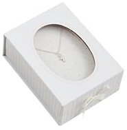 Mud Pie Children's Silver Boxed Cross Necklace