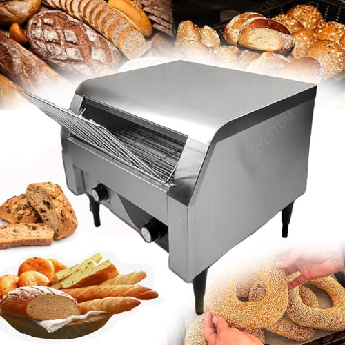 QYLTTDM Tostadora Transportadora, Tostadora Transportadora De Catering De 1340 W, Horno Tostador Automático, Tostadora Profesional con Control De Temperatura De 150 Rebanadas