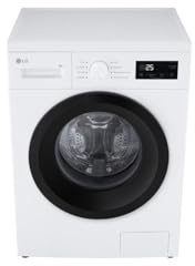 Lave-linge frontal LG F84N15WHS - 8 kg - 1400 trs/min - Classe A - Cycle vapeur - ThinQ connecté - Installation simplifiée