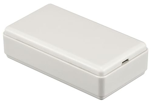 TOP-VIGOR 48 x 27 x 14mm Mini Dustproof Electrical Junction Box ABS | Plastic Project Boxes for DIY Electronics Projects, Indoor Power Module Case, Instrument Case Box
