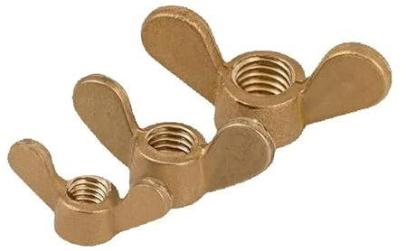 Flügelmuttern aus Messing, Flügelmuttern, for den Einsatz in Hardware und Technik, 20 Stück DIN315 M10 M12(M10)