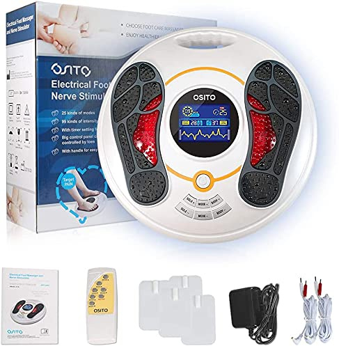 Medic Durchblutungs-Stimulator Beine,Durchblutungsstimulator Für Füße–Ems&4 Tens Fussmassagegerät