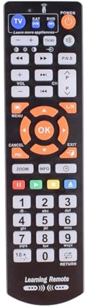 1 telecomando universale intelligente a infrarossi da 3 pagine con funzione di apprendimento L336 for TV STB DVD SAT DVB HIFI BOX Speaker