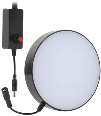 Adjustable Brightness Led for Ring Bottom Light Source for Stereo Microscope 0-100% Dimmable High CRI Uniform Illumination Abs Material Laboratory Use
