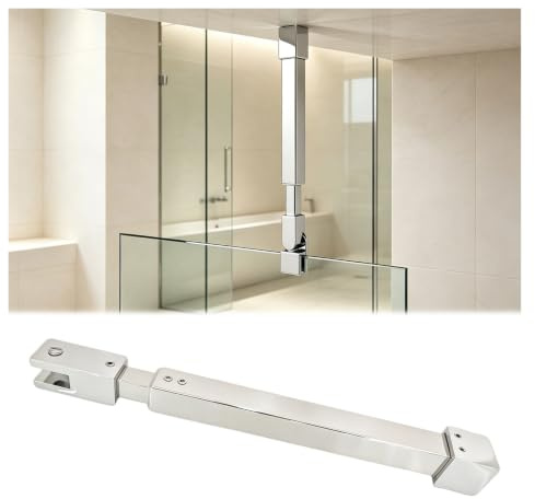 Barre De Fixation Paroi De Douche Barre Support Douche Extensible Verre Plafond