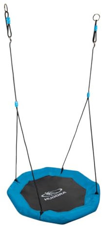Hudora 72167/00 Nestschaukel, schwarz/blau, 90 cm