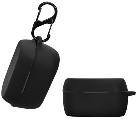 kwmobile Hülle kompatibel mit Jabra Elite 3 / Elite 2 Hülle - Kopfhörer Case - TPU Silikon Cover - Schutzhülle in Schwarz
