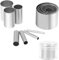 SHSHbuy Moldes para Galletas 11 Pieza Cortapastas Redondo,Cortadores Galletas Acero Inoxidable con Caja de Almacenaje,Cortadores Galletas para Galletas Donuts Pastel Cookie Fondant