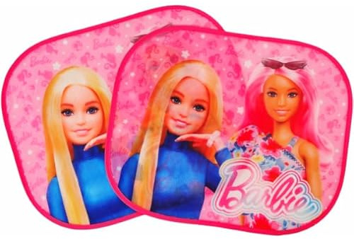 Paire de rideaux latéraux pare-soleil de voiture pour enfants BARBIE