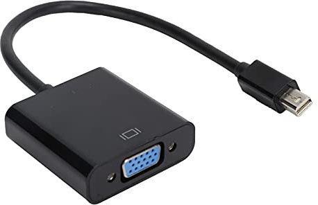 aqxreight Male to VGA Female Adapter Converter Cable ABS for ThinkPad PC Computer IC Chip Mini Into Dr to VGA AdapterMini ConverterMini CableVGA Adapter CableVGA for