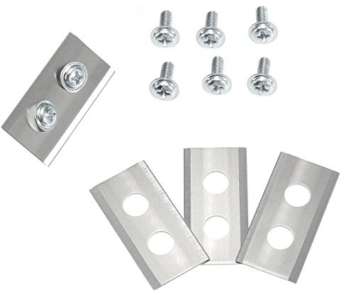 Alamor 30Pcs Lama di Ricambio Coltello per Worx Landroid Falciatrice Robot 0.9 Mm + Cacciavite